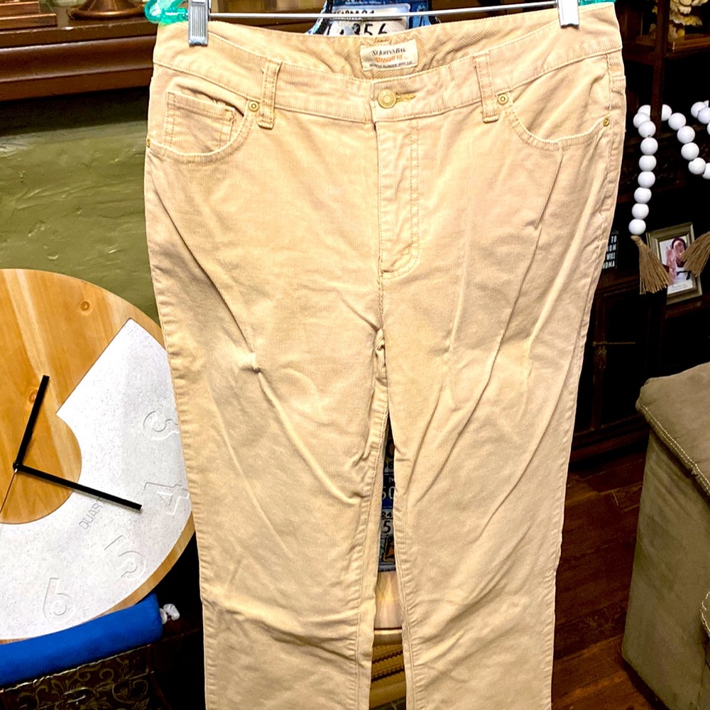 St. John’s Bay straight fit secretly slender boot cut corduroys